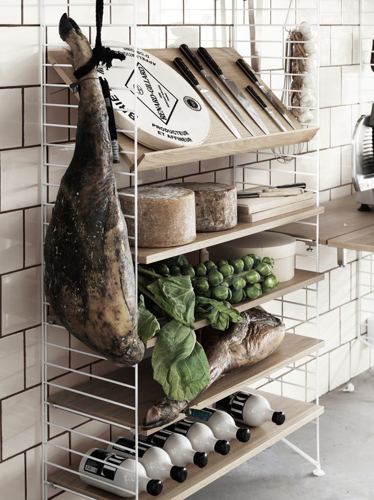 STRING Magazine Shelves Solid, w78cm