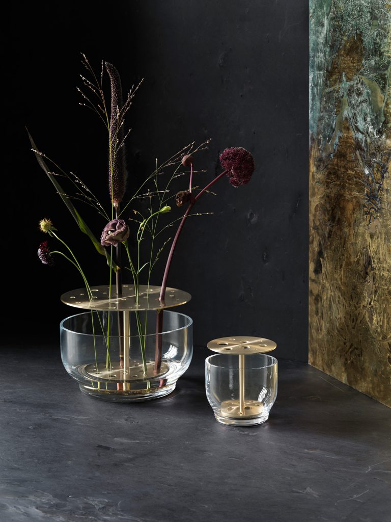 IKEBANA Vase Large, Brass