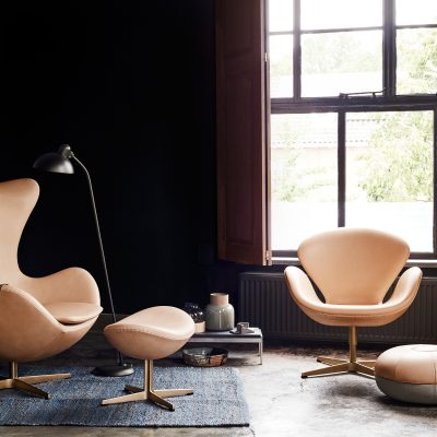 EGG™ Footstool 3127, Fabric Christianshavn
