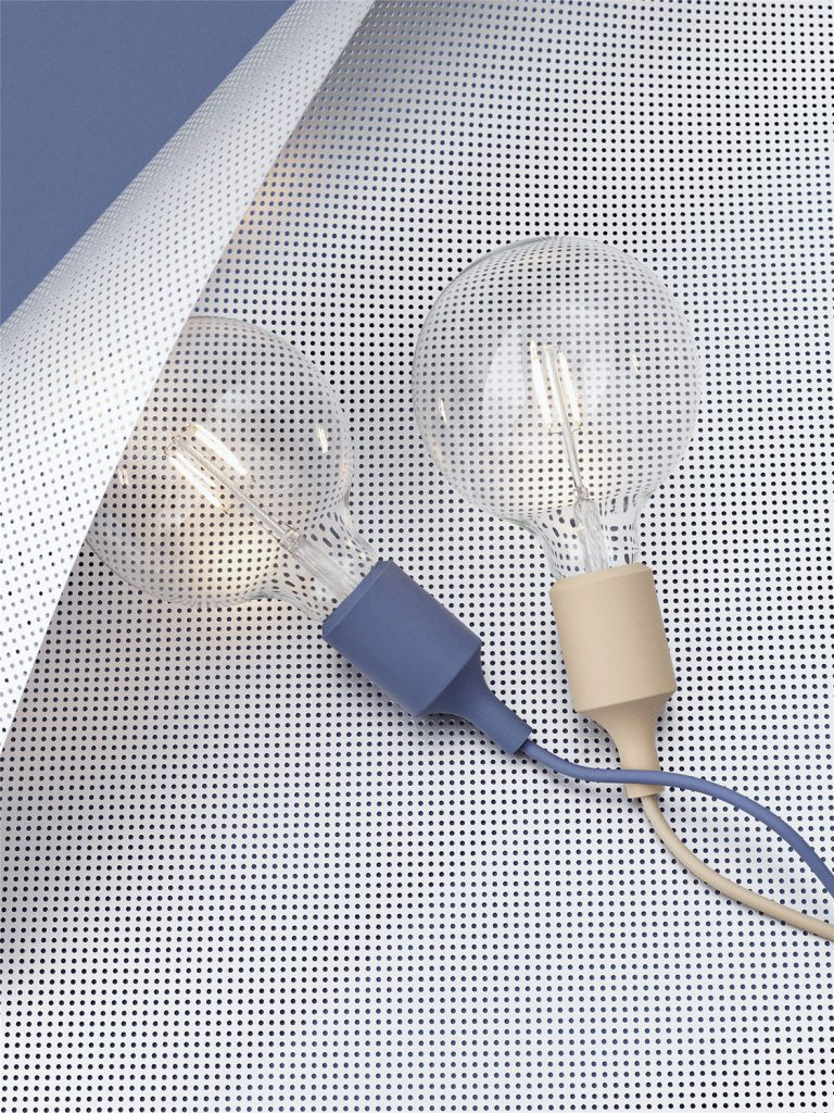 E27 Pendant Lamp, Pale Blue