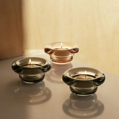 SIRKEL Tealight Holder, Primerose Pink