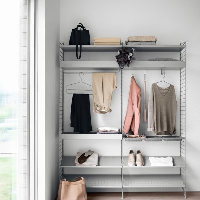 STRING Metal Shelves High Edge, 78x20cm