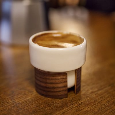 WARM Espresso Cup Walnut, Set of 2