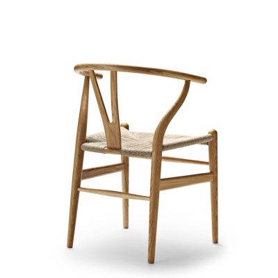 CH24 WISHBONE Chair, Oak Lacquer - Natural
