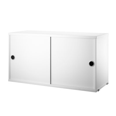 STRING Cabinet with Sliding Doors