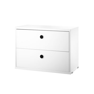 STRING Chest of Two Drawers, w58cm