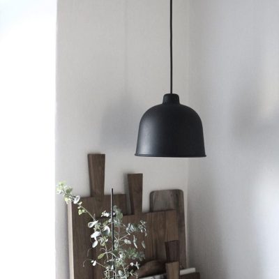 GRAIN Pendant Lamp, Black