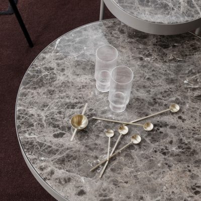 RIPPLE Long Drink Glass set of 4, Clear