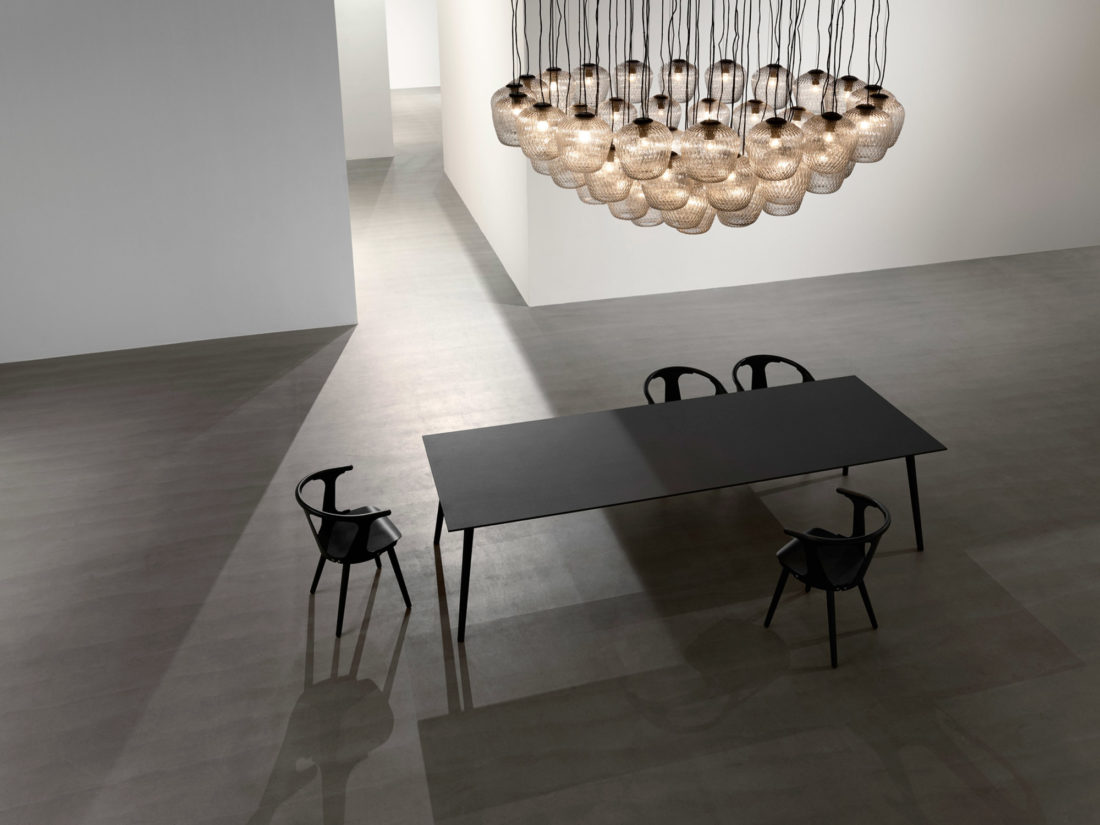 IN BETWEEN Chair SK1, Black Lacquered Oak