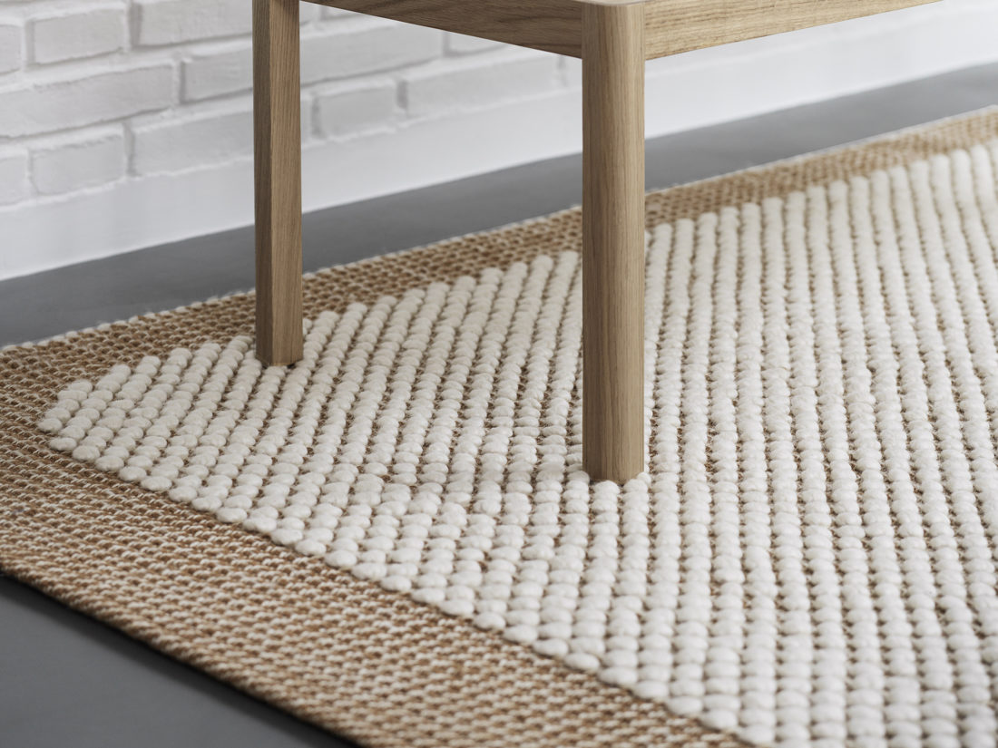 PEBBLE Rug, Burnt Orange