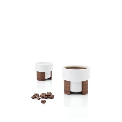 WARM Espresso Cup Walnut, Set of 2