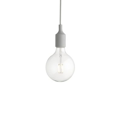 E27 Pendant Lamp, Light Grey