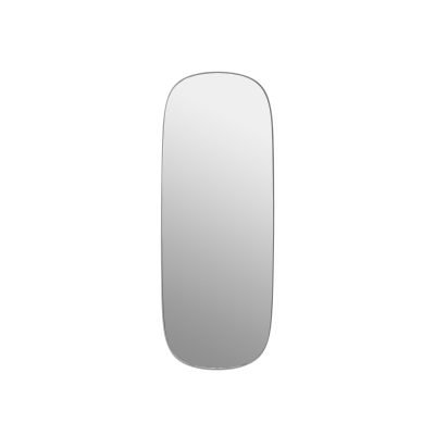 FRAMED Mirror Large, Grey-Clear