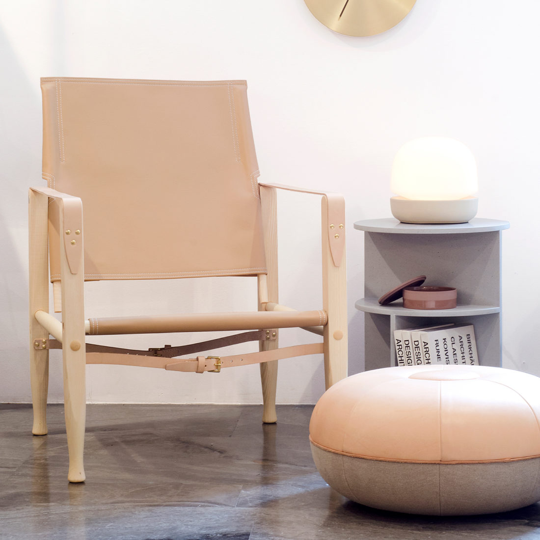 SAFARI Chair, Oiled Ash, Leather