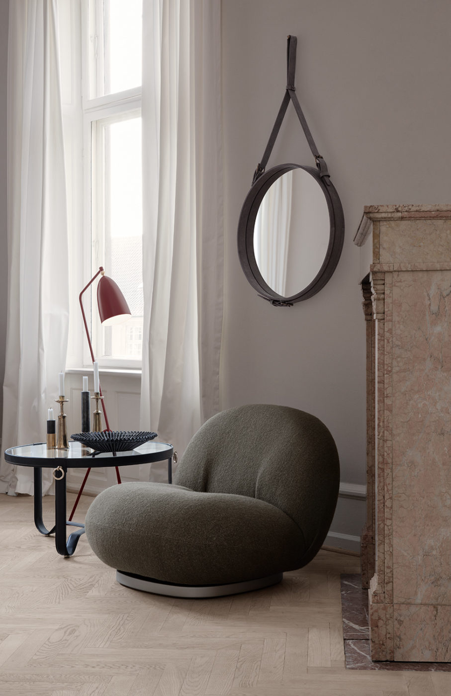 GRÄSHOPPA Floor Lamp, Andorra Red
