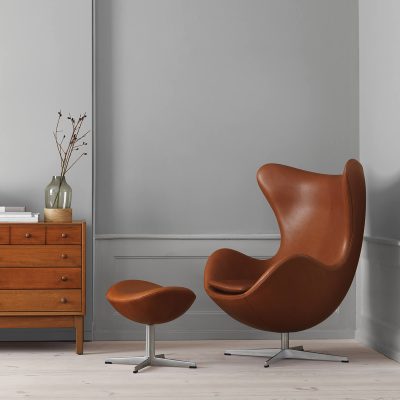 EGG™ Footstool 3127, Fabric Christianshavn