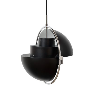 MULTI-LITE Pendant Lamp,  Chrome - Black