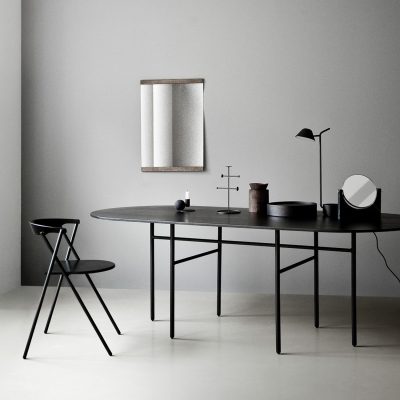 SNAREGADE Table Oval, Light Grey