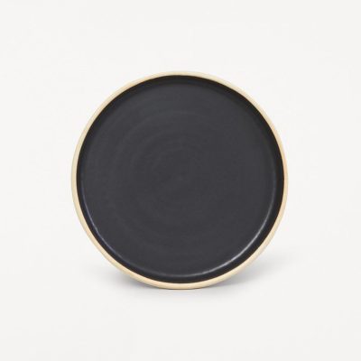 OTTO Plate Black (S), Set of 2