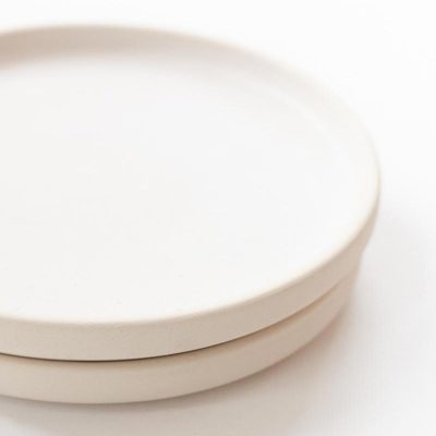 OTTO Plate White (L), Set of 2