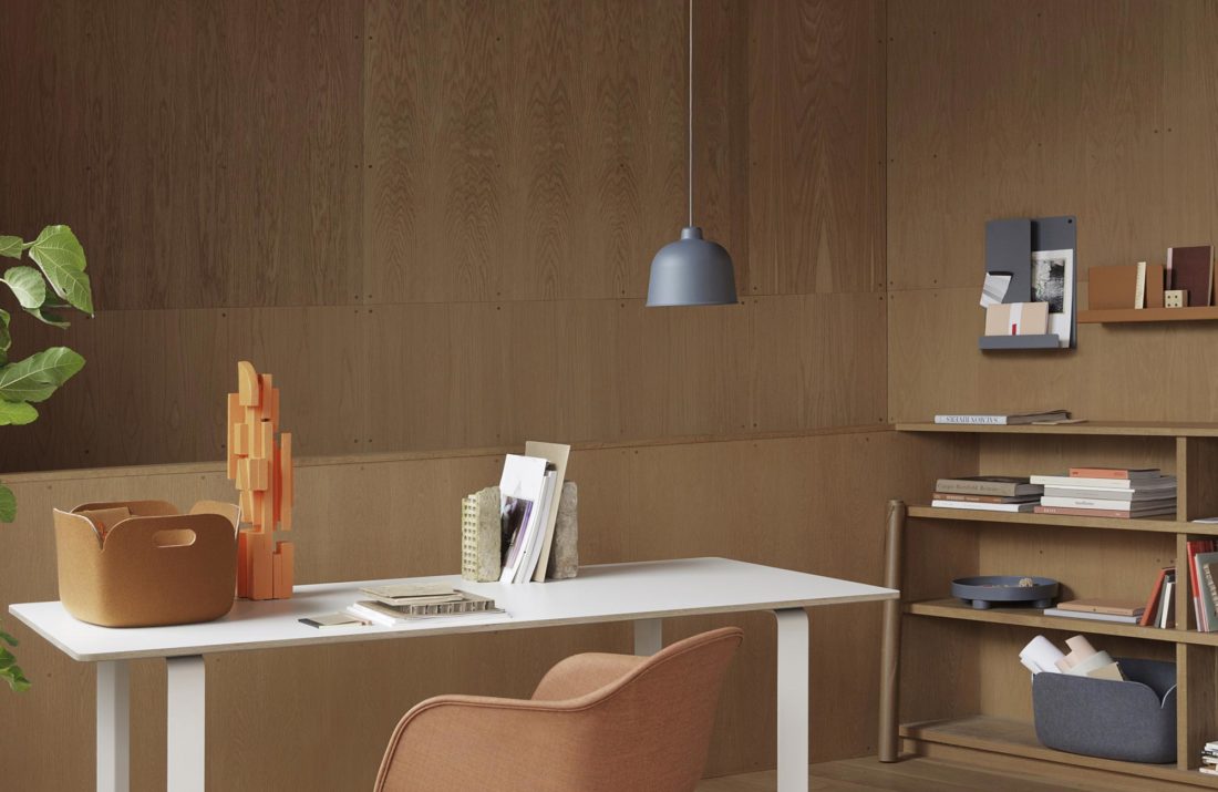 GRAIN Pendant Lamp, Blue-Grey