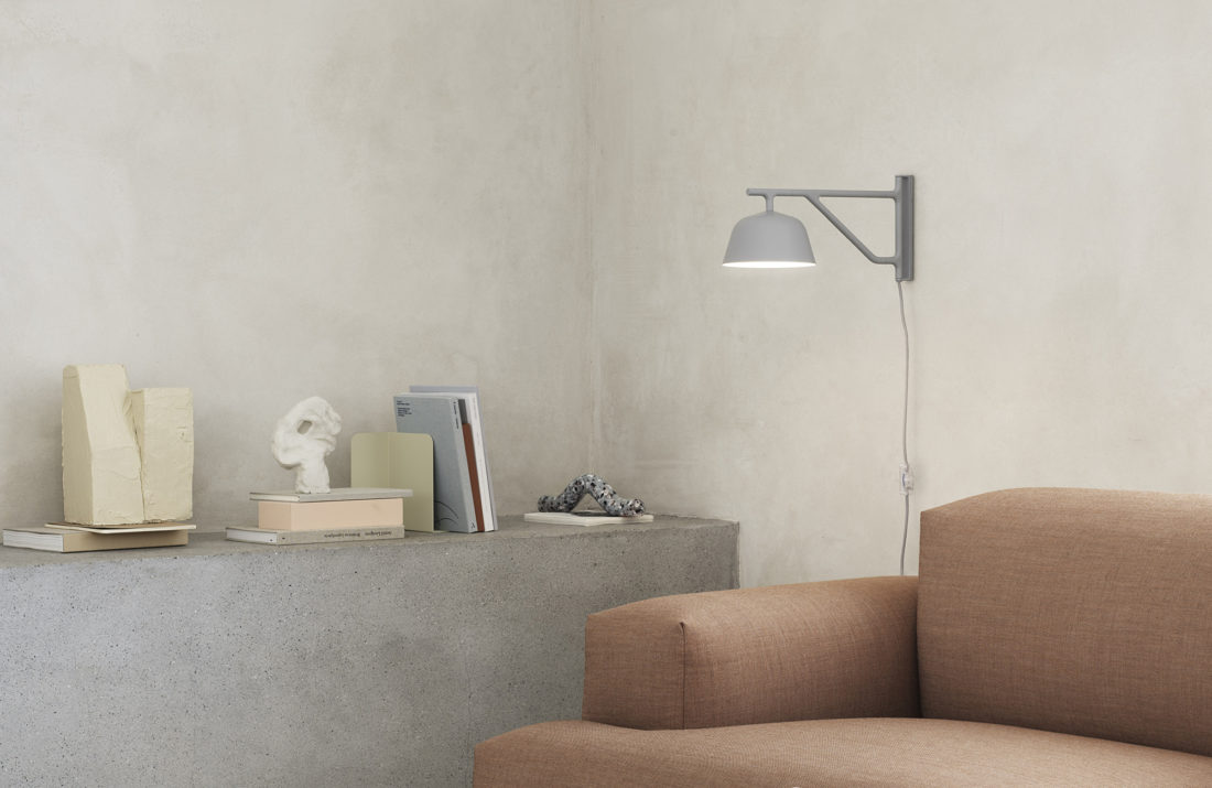 AMBIT Wall Lamp, Grey
