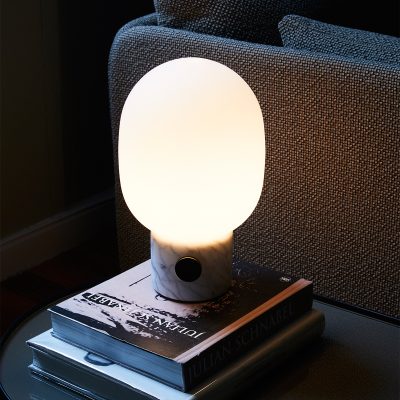 JWDA Lamp, White Marble