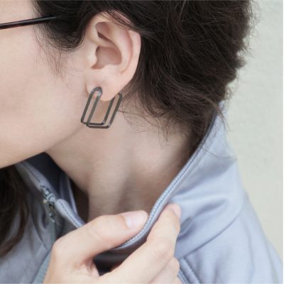DOUBLE Earrings Oval