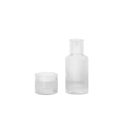 RIPPLE Carafe Set Small, Clear
