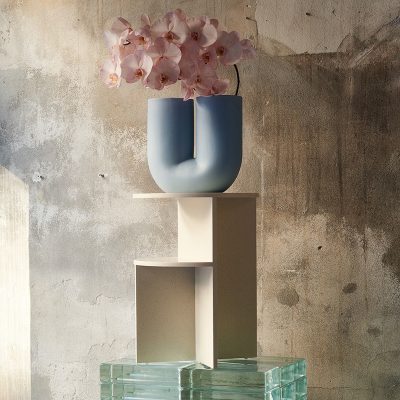 KINK Vase, Light Blue