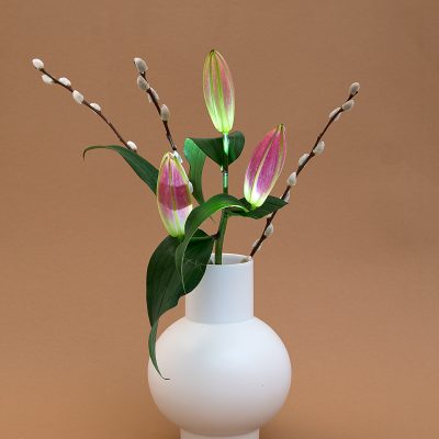 STRØM Vase Small, Vaporous Grey