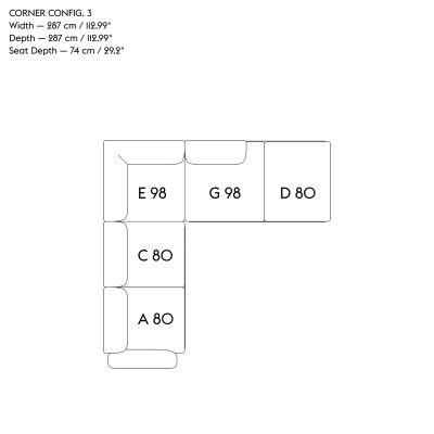 IN SITU Modular Sofa, Corner