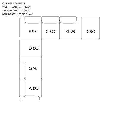 IN SITU Modular Sofa, Corner