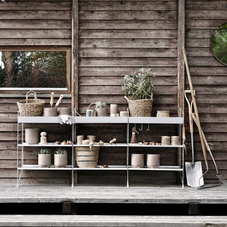 STRING Shelves Galvanized