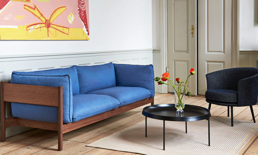 ARBOUR 3 Seater, Solid Walnut