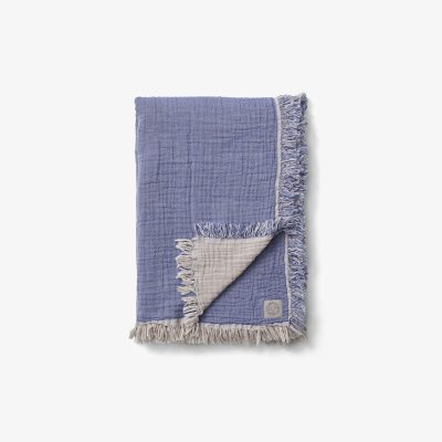 COLLECT THROW SC33, Cloud & Blue