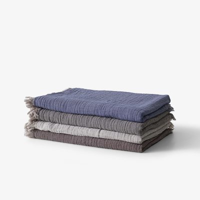 COLLECT THROW SC33, Cloud & Blue