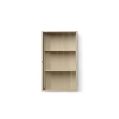 HAZE  Wall Cabinet, Reeded Glass