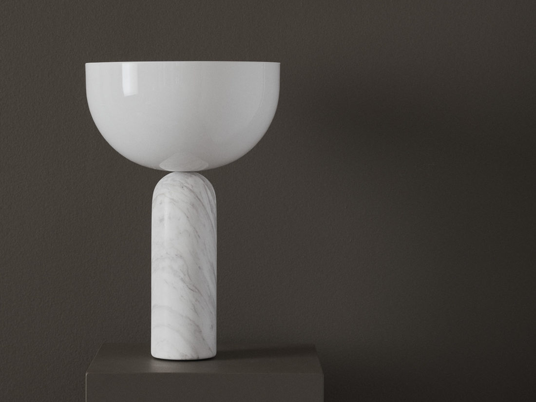 KIZU Table Lamp White Marble, Small