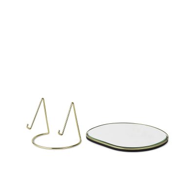 POND Table Mirror, Brass