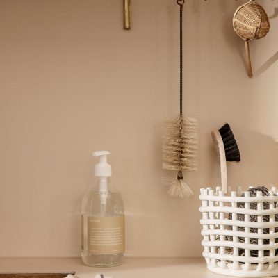 CERAMIC BASKET Small, Off White