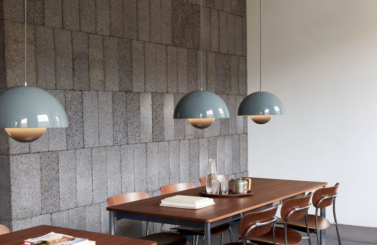 FLOWERPOT VP1, Stone Blue