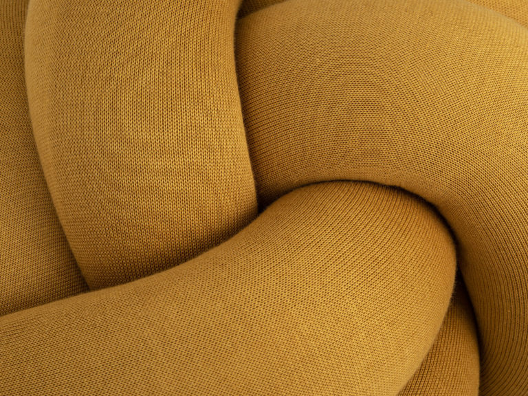 KNOT Cushion XL, Yellow