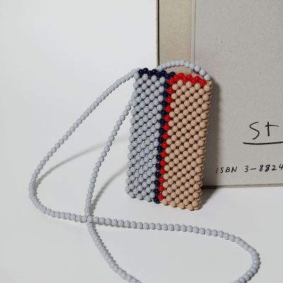 PERLA Phone Holder, Krem
