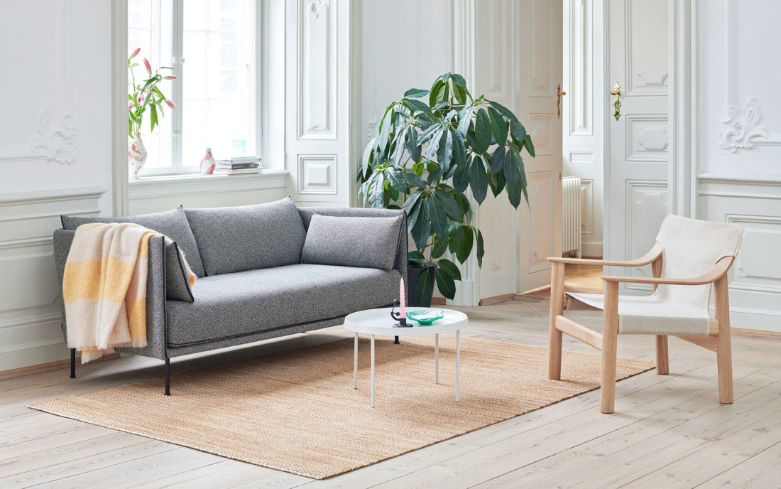 SILHOUETTE 2 Seater, Steel Legs