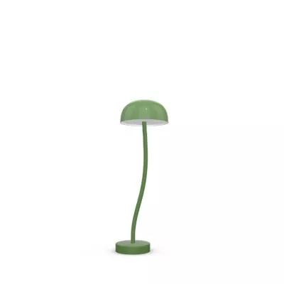 CURVE Table Lamp L, Green Glass