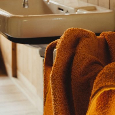 HEAVY TOWEL Bath Sheet, Burnt Orange