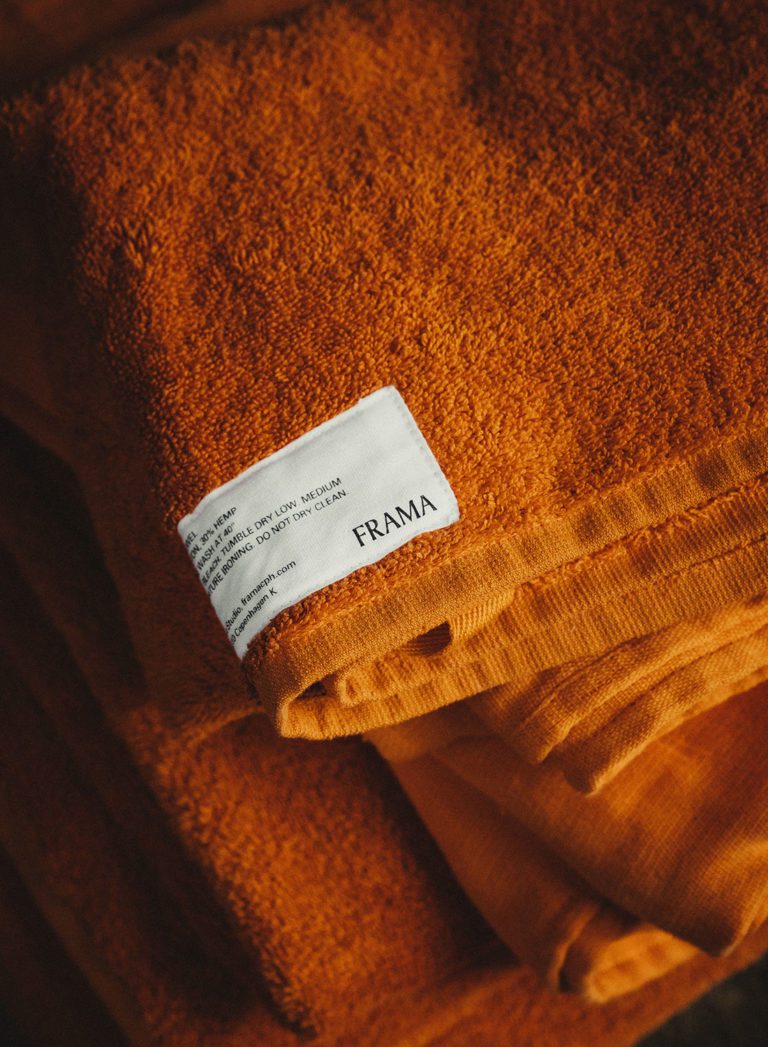 HEAVY TOWEL Bath Sheet, Burnt Orange