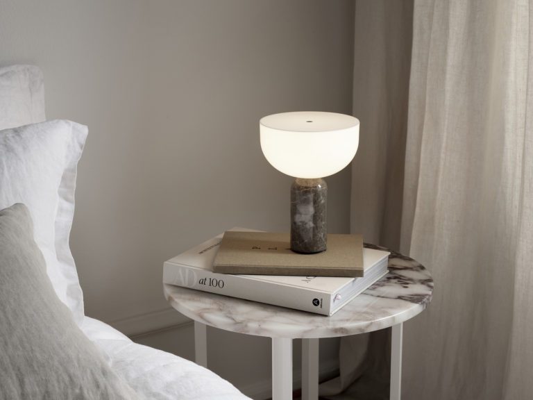 KIZU Portable Lamp Gris du Marais Marble