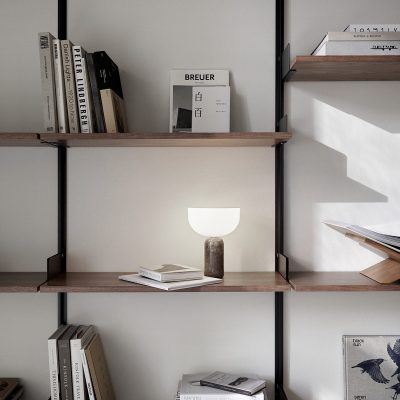 KIZU Portable Lamp Gris du Marais Marble